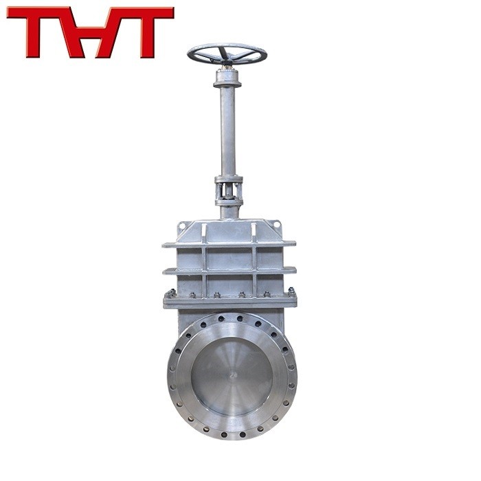 Stainless Steel Bonneted CF8 SS304 Flange Knife Gate Valve