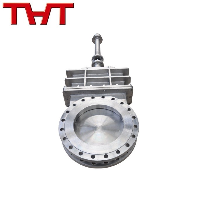 Stainless Steel Bonneted CF8 SS304 Flange Knife Gate Valve