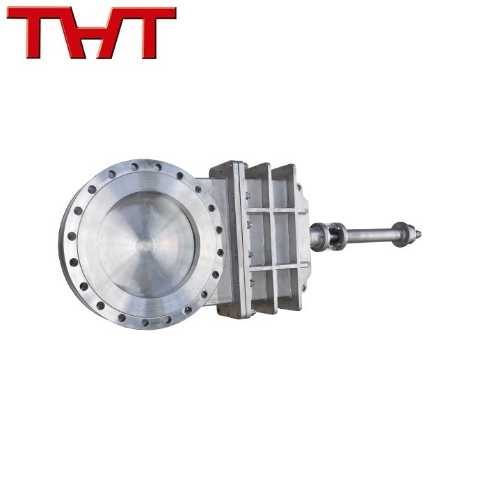 Stainless Steel Bonneted CF8 SS304 Flange Knife Gate Valve