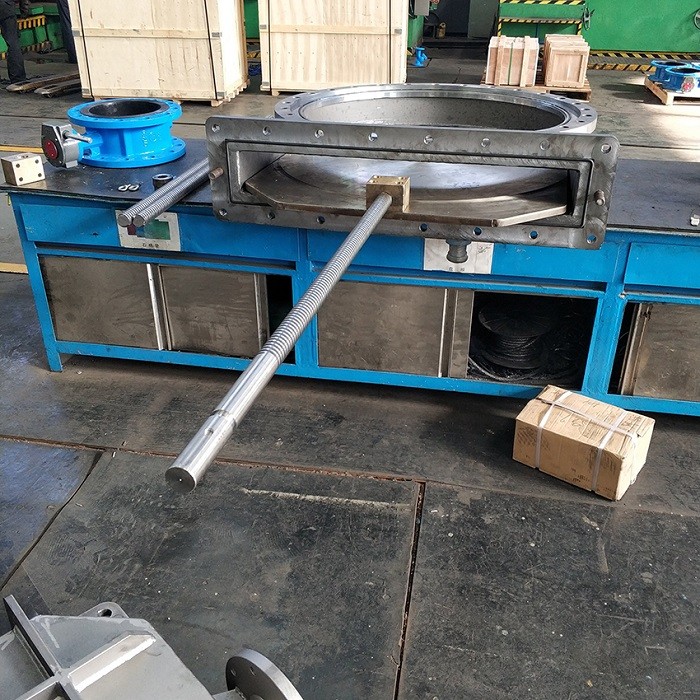 Welding process flanged carbon steel Knife Gate Valve