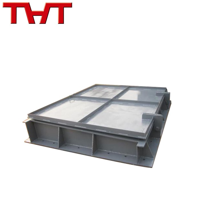 Welded steel square flap valve