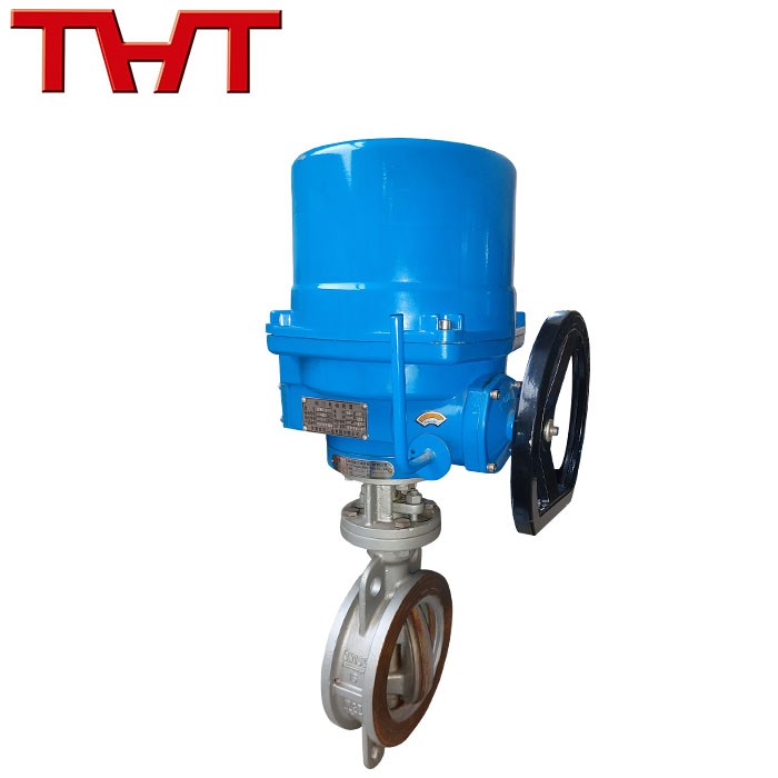 Electric Wafer Stainless Steel Butterfly Valve