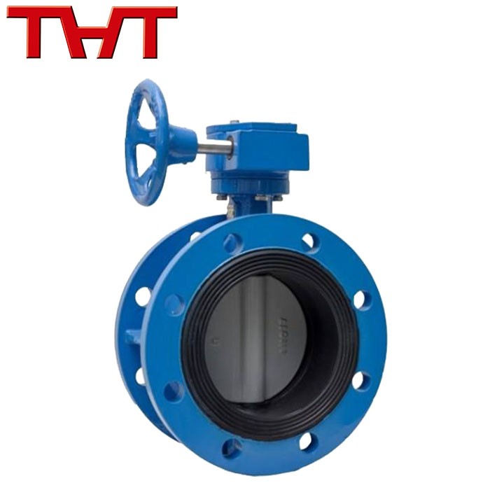 Pn16 Double Flange Price Butterfly Valve