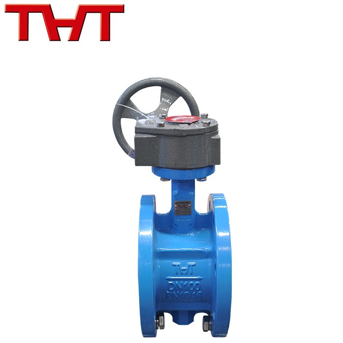 Pn16 Double Flange Price Butterfly Valve