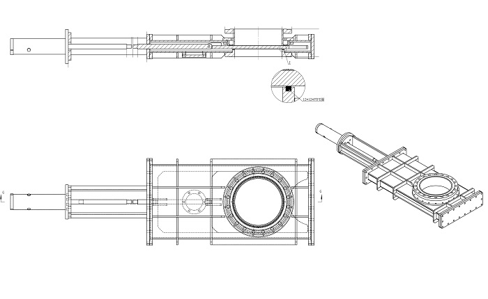 heavy duty knife gate valve