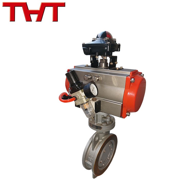 Wafer Pneumatic Actuated Triple Offset Butterfly Valve