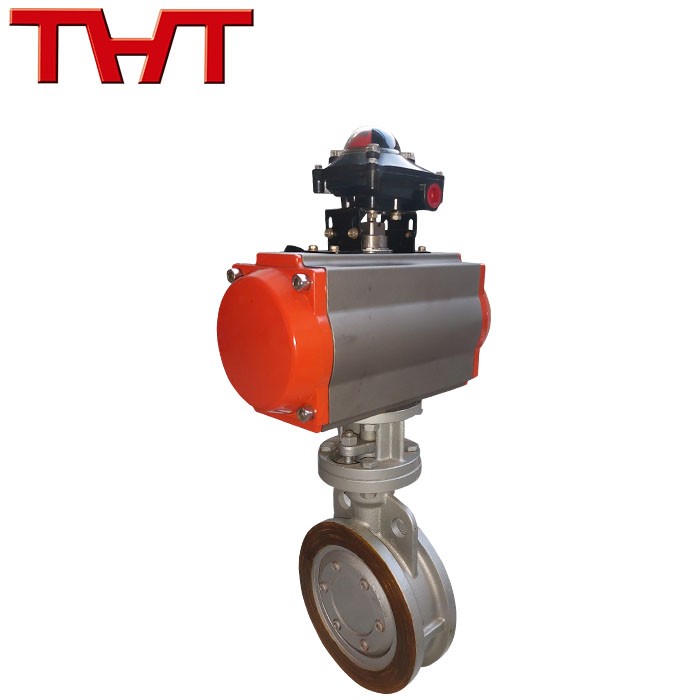 Wcb Eccentric Air Actuated Butterfly Valve