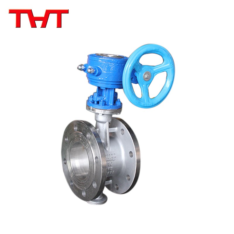 Ss316l Excentric Worm Gear Butterfly Valve