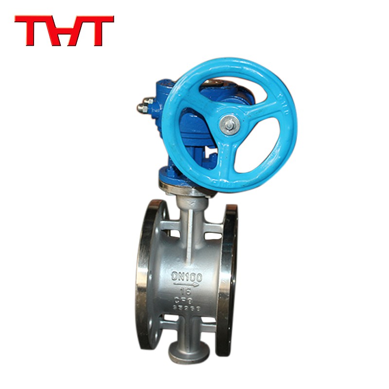 Ss316l Eccentric Worm Gear Butterfly Valve