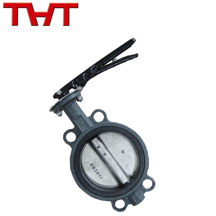 Manual Dn150 Wafers End Type Butterfly Valve