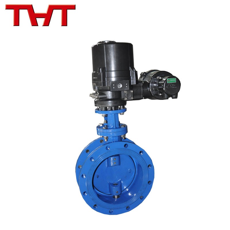 Carbon Steel Flange Motor Butterfly Valve