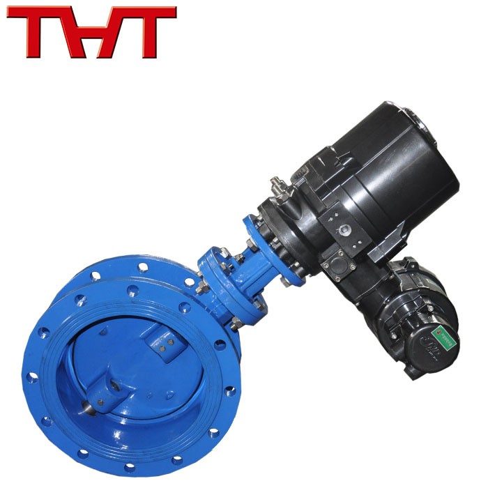 Carbon Steel Flange Motor Butterfly Valve