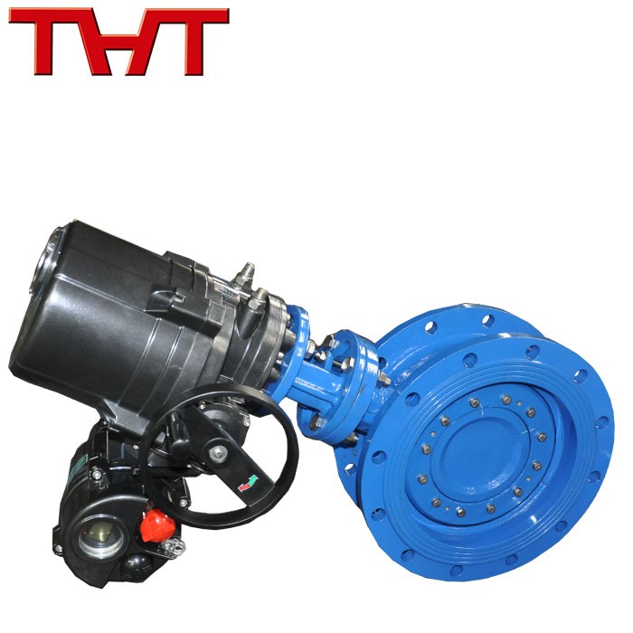 Carbon Steel Flange Motor Butterfly Valve