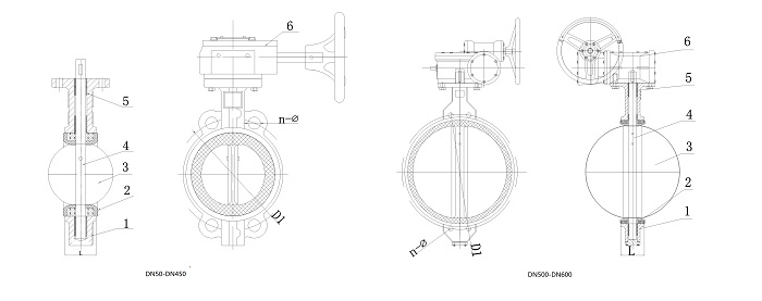 DN250 Butterfly Valve