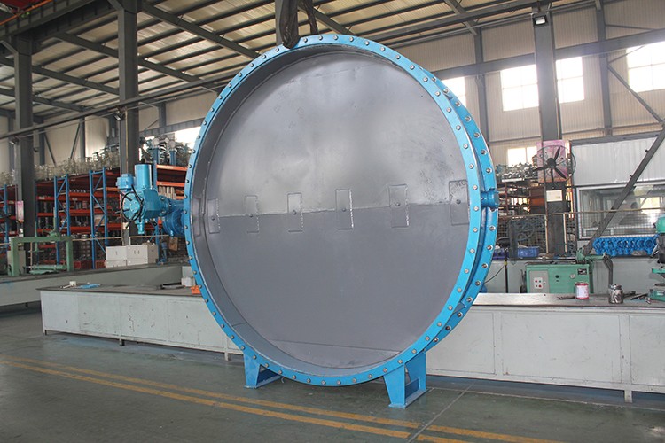 carbon steel vent butterfly valve