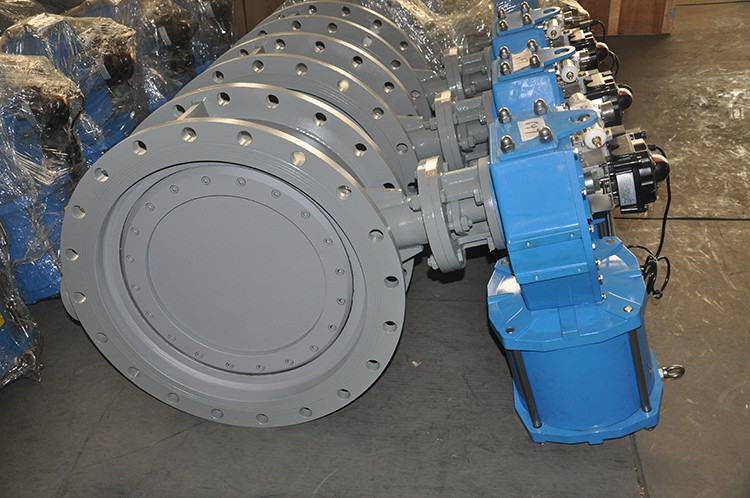 pneumatic vent butterfly valve