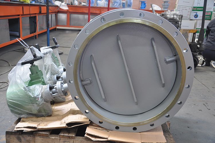 electric actuator ventilated butterfly valve