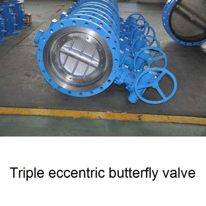 DN400 Double Way Sealing Three Eccentric Butterfly Valve