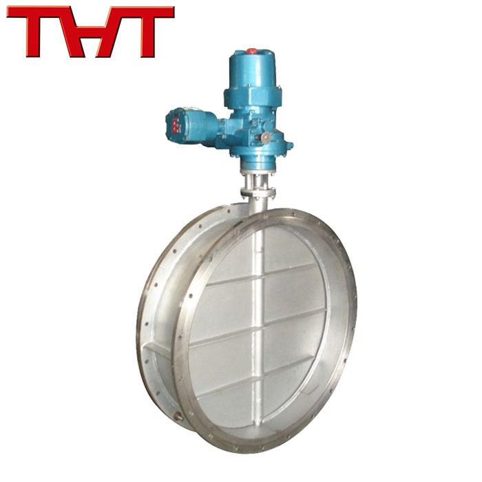 Stainless Steel Flanged Ventilation Butterfly Valve