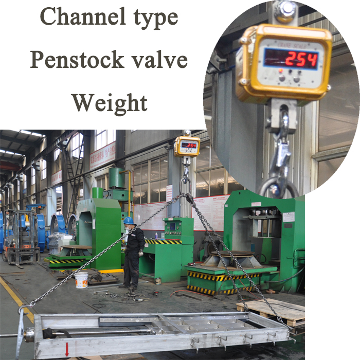 single faced sluice gate valve