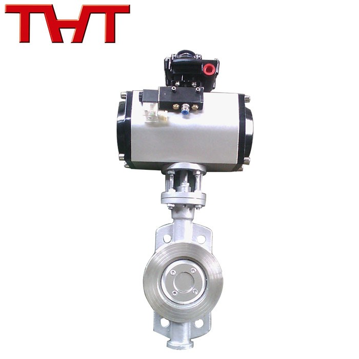 Wafer tripple offset CF8M Butterfly Valve