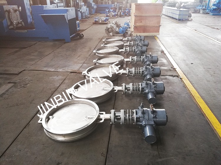 High Temperature Electric Damper Butterfly Valve