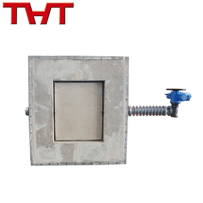 High temperature Rectangle Refractory Lined Damper Valve