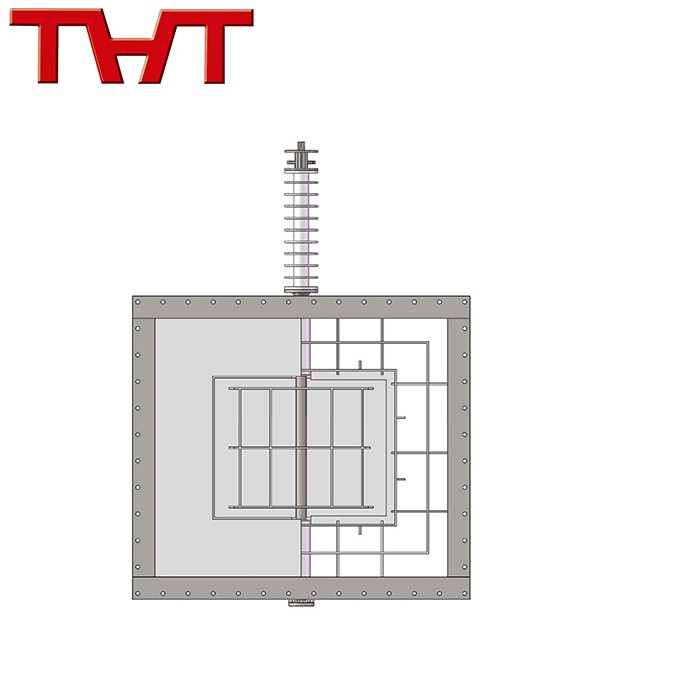 High temperature Rectangle Refractory Lined Damper Valve