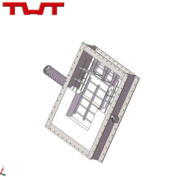 High temperature Rectangle Refractory Lined Damper Valve