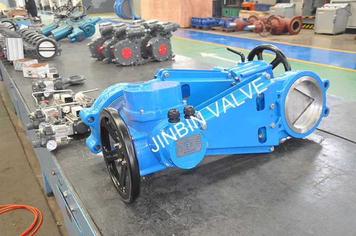 v port knife gate valve