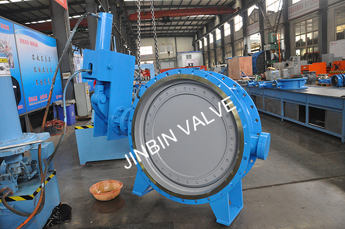 slow close hydraulic control check butterfly valve