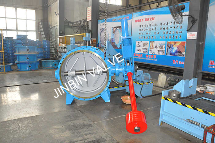 slow close hydraulic control check butterfly valve