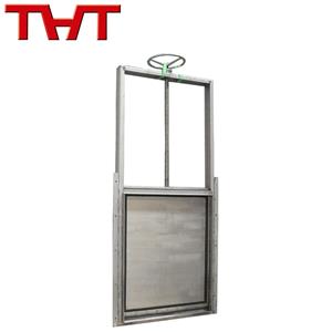 1200x1500mm stainless steel manual operation wall type penstock gate