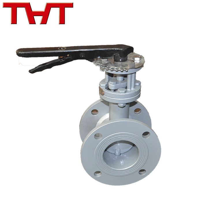 hand lever operated carbon steel air damper valve