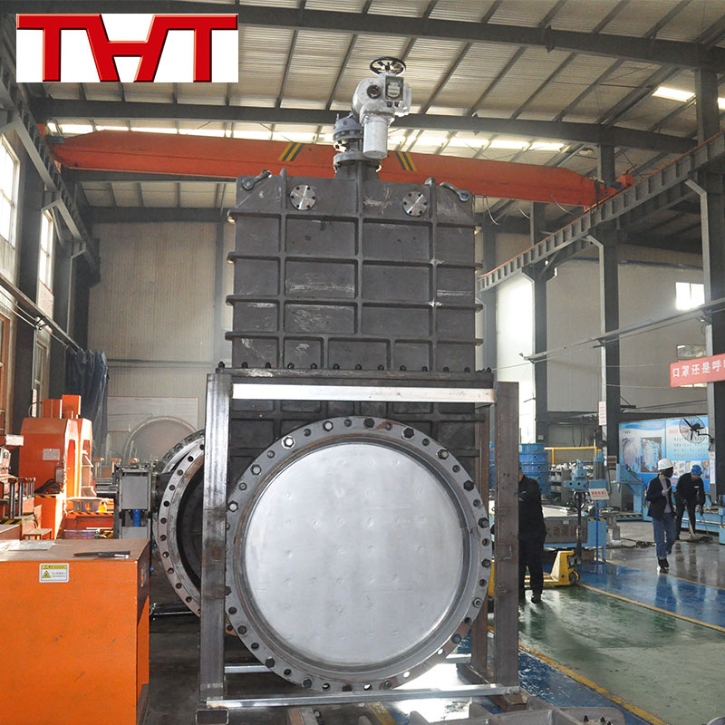 Cast iron Bi-directional bonneted knife gate valve