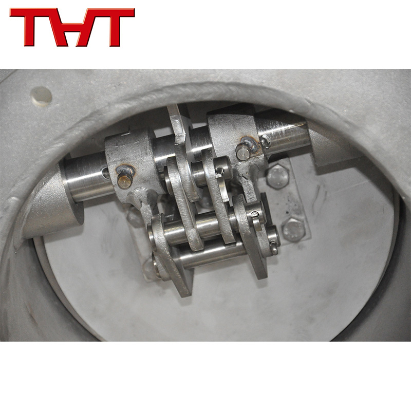 three-lever type damper butterfly valve