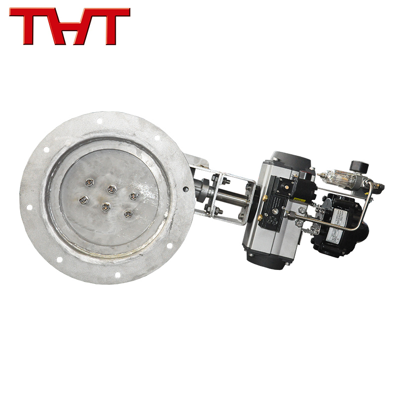 three-lever type damper butterfly valve