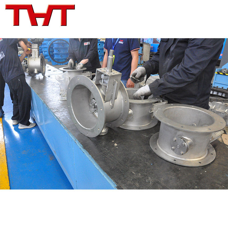 three-lever type damper butterfly valve