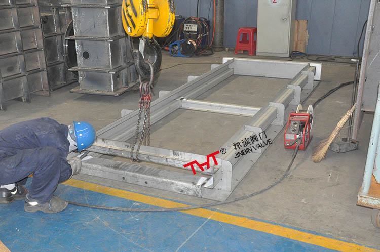 new type stainless steel electric actuated wall type sluice gate