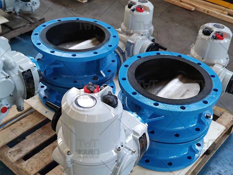 Electric actuator butterfly valve