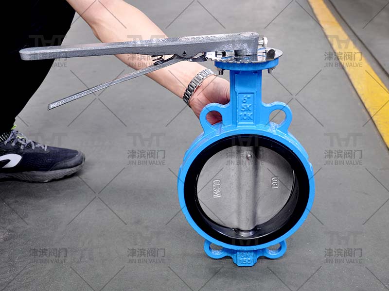 handle operated butterfly valves