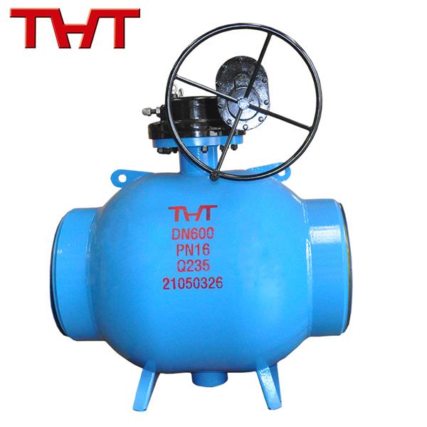 Carbon steel weld ended ball valve