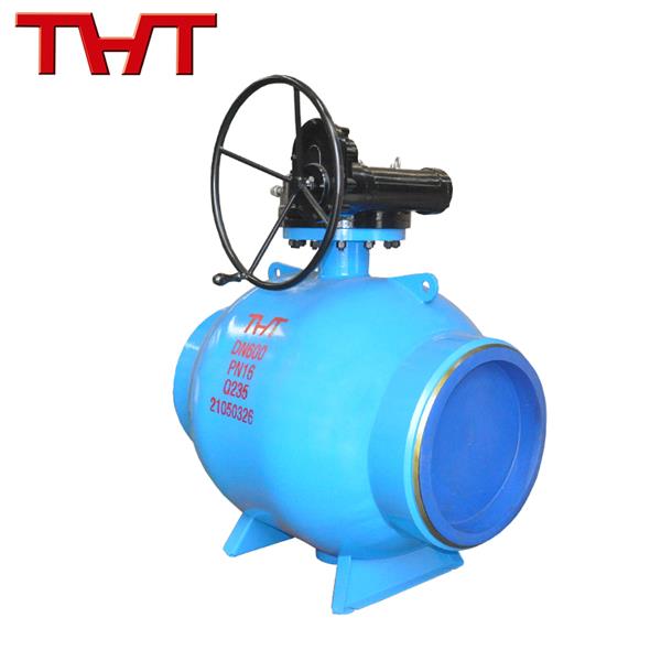 Carbon steel weld ended ball valve