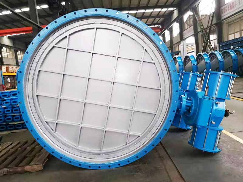 pneumatic ventilation butterfly valve