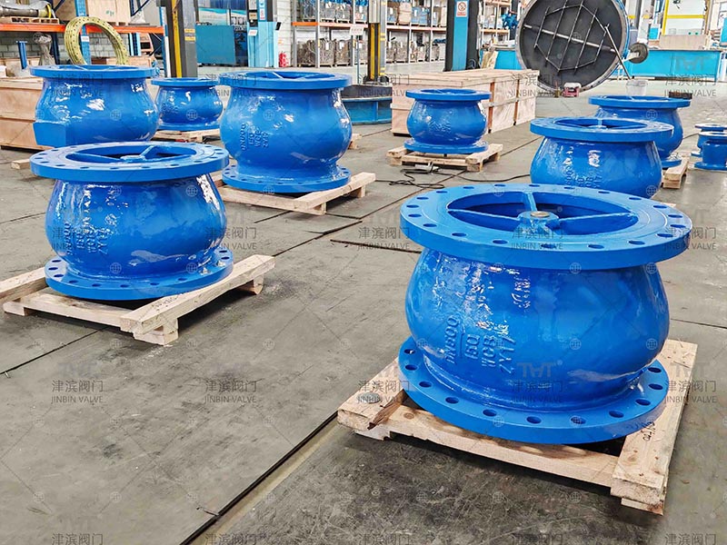 Large caliber silent check valves are about to be shipped