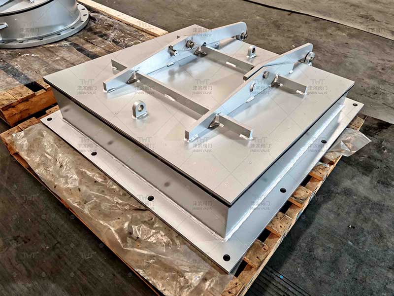 Stainless steel flap gates will be shipped to the Philippines