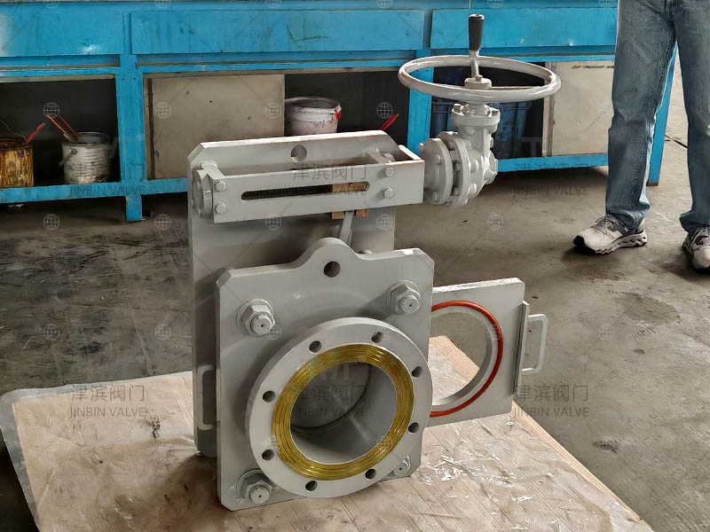 sliding plate goggle valve