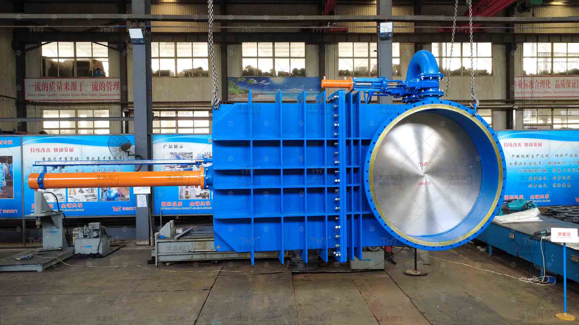 Cast steel knife gate valve