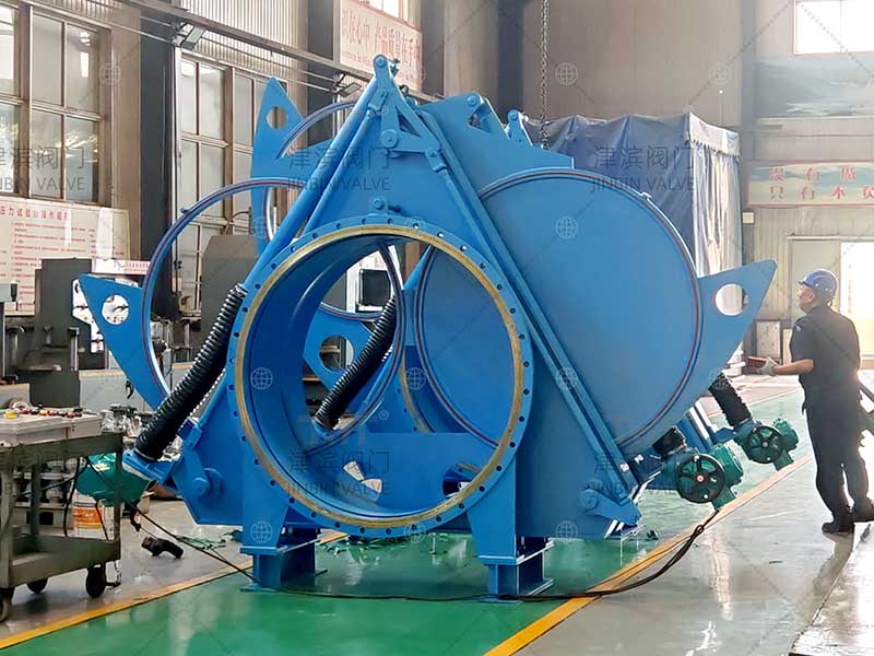 blind plate valve