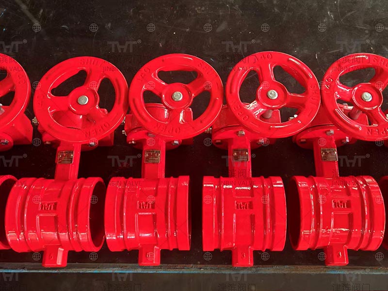 grooved butterfly valve grooved butterfly valve